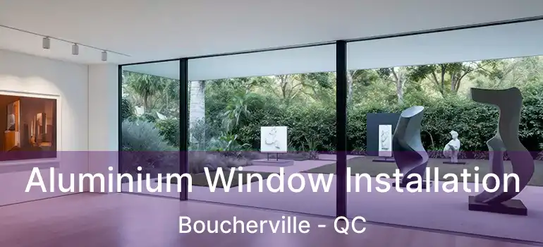  Aluminium Window Installation Boucherville - QC