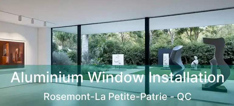  Aluminium Window Installation Rosemont-La Petite-Patrie - QC