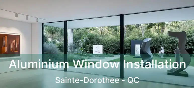  Aluminium Window Installation Sainte-Dorothee - QC