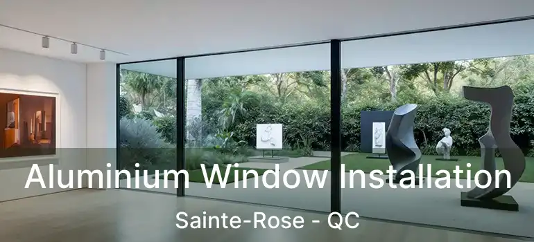 Aluminium Window Installation Sainte-Rose - QC