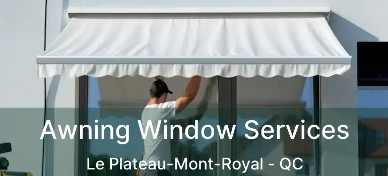  Awning Window Services Le Plateau-Mont-Royal - QC