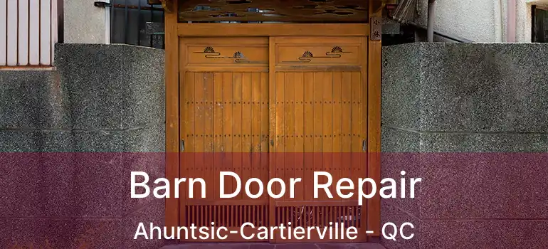  Barn Door Repair Ahuntsic-Cartierville - QC
