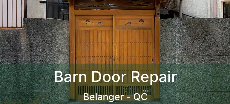  Barn Door Repair Belanger - QC