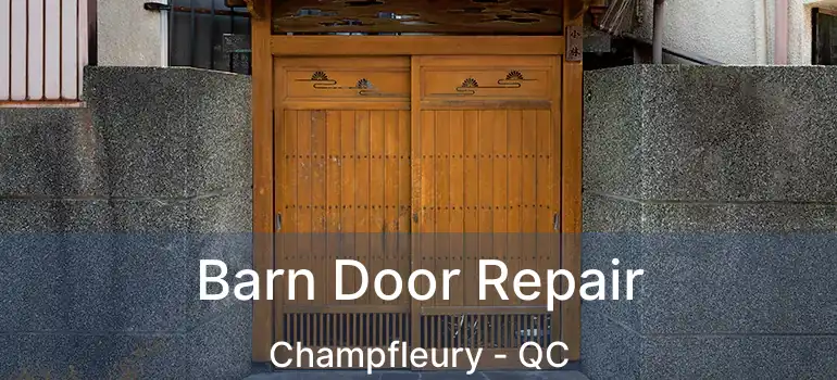  Barn Door Repair Champfleury - QC