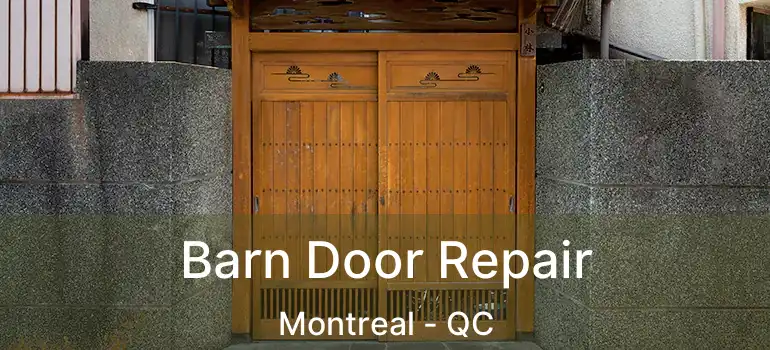  Barn Door Repair Montreal - QC