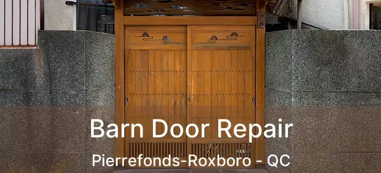  Barn Door Repair Pierrefonds-Roxboro - QC