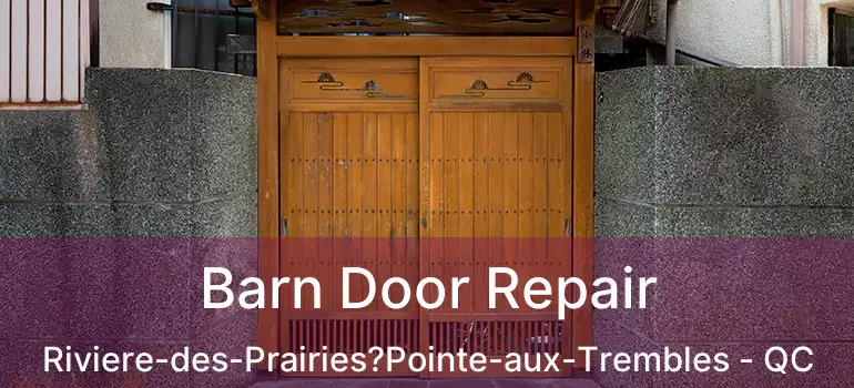  Barn Door Repair Riviere-des-Prairies?Pointe-aux-Trembles - QC