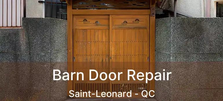  Barn Door Repair Saint-Leonard - QC
