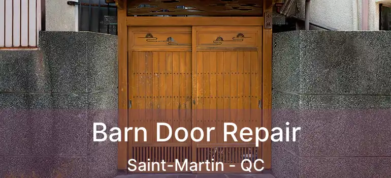  Barn Door Repair Saint-Martin - QC