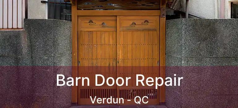  Barn Door Repair Verdun - QC