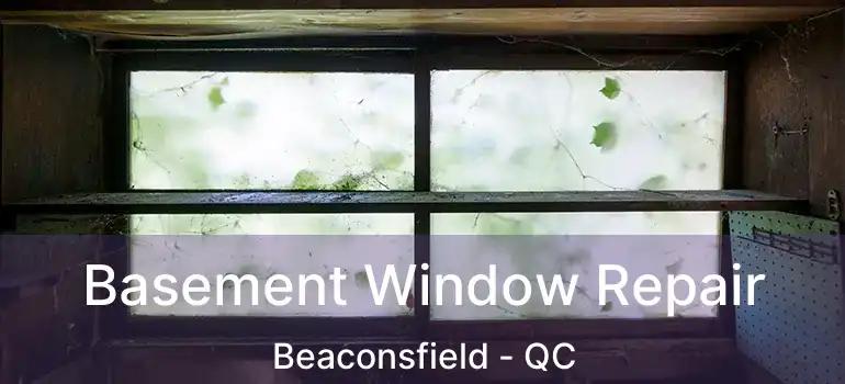  Basement Window Repair Beaconsfield - QC