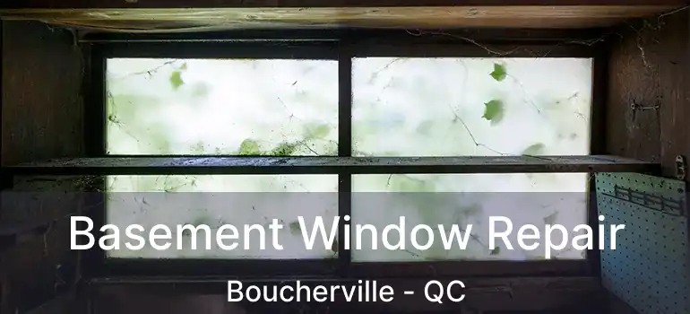  Basement Window Repair Boucherville - QC