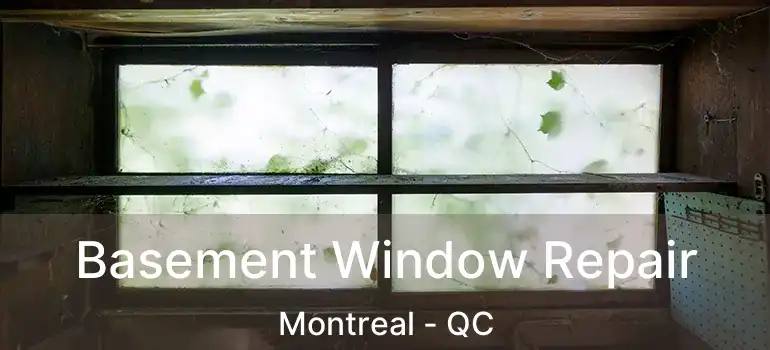  Basement Window Repair Montreal - QC