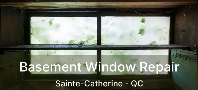  Basement Window Repair Sainte-Catherine - QC