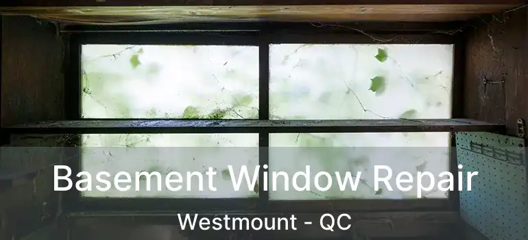  Basement Window Repair Westmount - QC