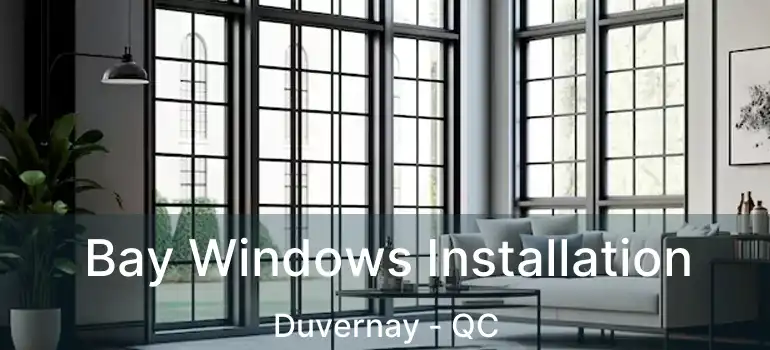  Bay Windows Installation Duvernay - QC