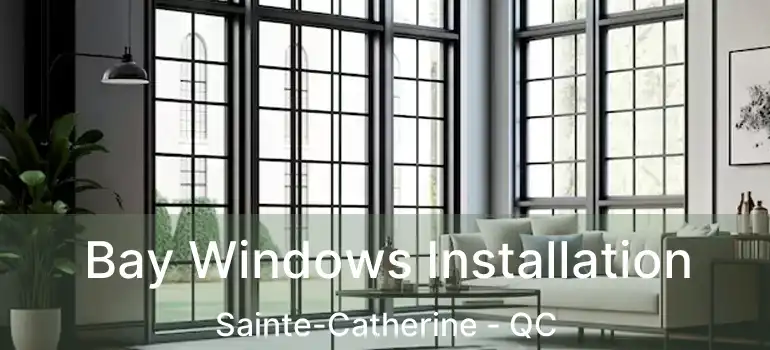  Bay Windows Installation Sainte-Catherine - QC