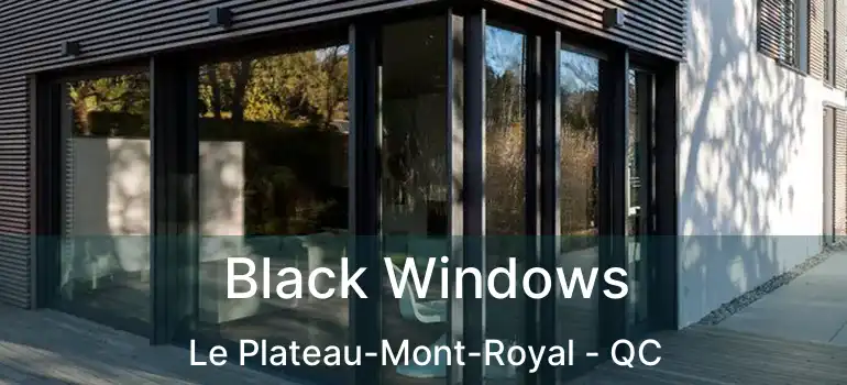  Black Windows Le Plateau-Mont-Royal - QC