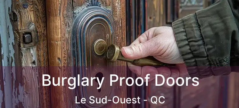  Burglary Proof Doors Le Sud-Ouest - QC