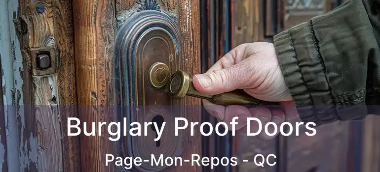  Burglary Proof Doors Page-Mon-Repos - QC