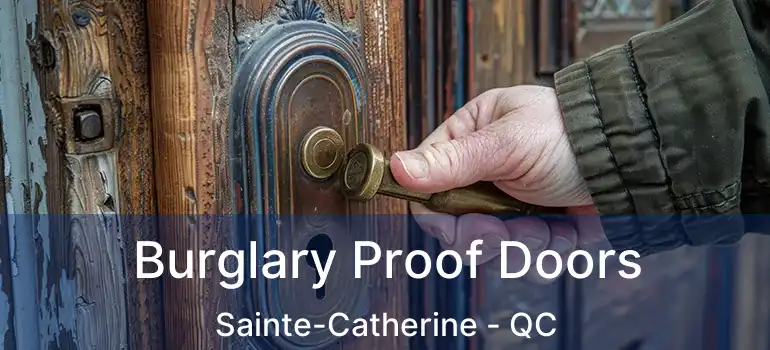  Burglary Proof Doors Sainte-Catherine - QC