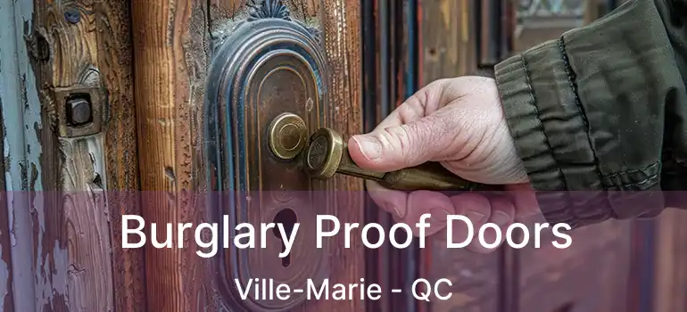  Burglary Proof Doors Ville-Marie - QC
