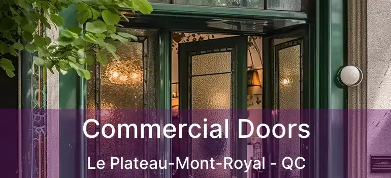  Commercial Doors Le Plateau-Mont-Royal - QC
