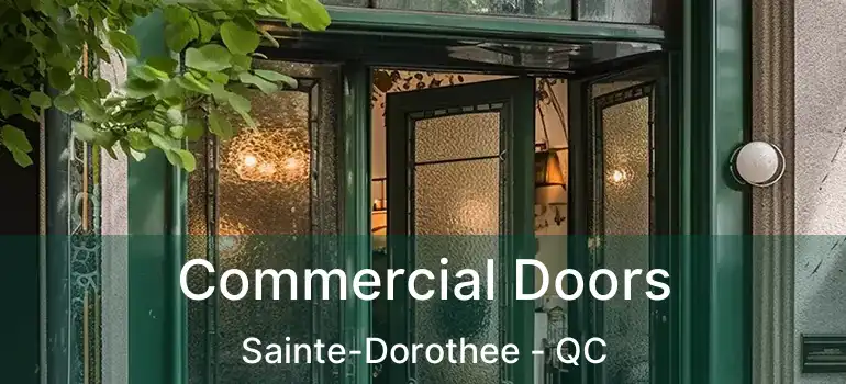  Commercial Doors Sainte-Dorothee - QC