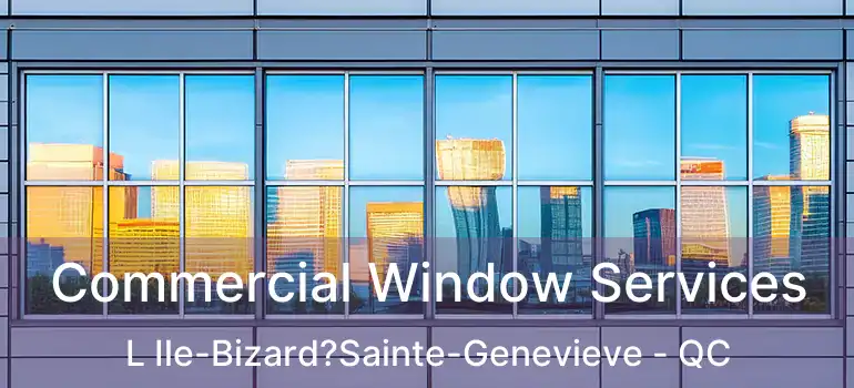  Commercial Window Services L Ile-Bizard?Sainte-Genevieve - QC
