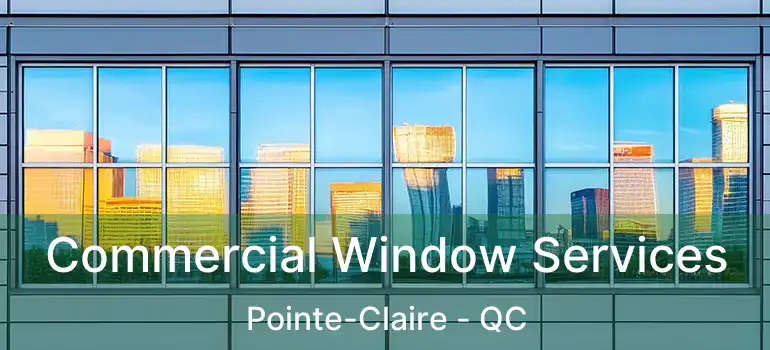  Commercial Window Services Pointe-Claire - QC