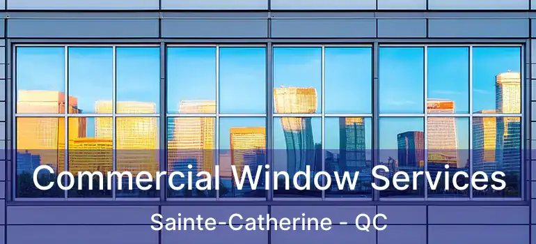  Commercial Window Services Sainte-Catherine - QC
