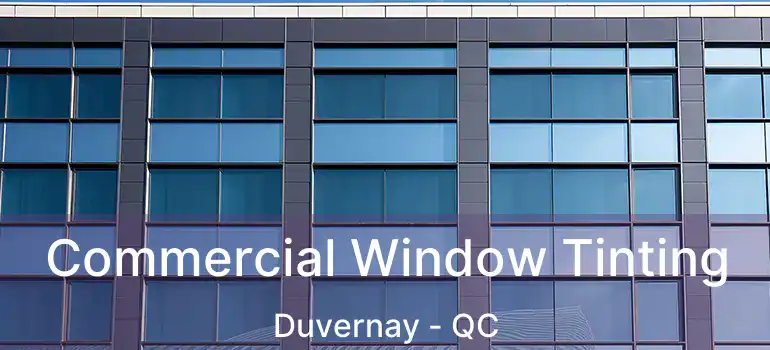  Commercial Window Tinting Duvernay - QC