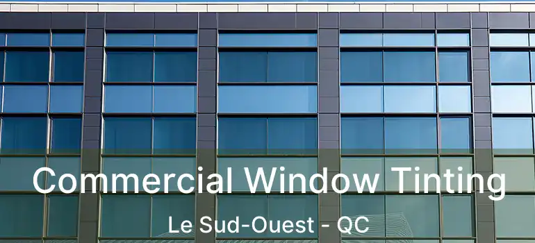  Commercial Window Tinting Le Sud-Ouest - QC