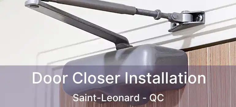  Door Closer Installation Saint-Leonard - QC