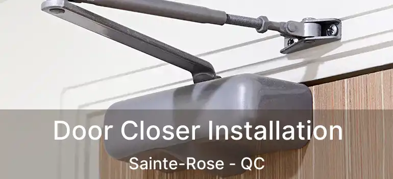  Door Closer Installation Sainte-Rose - QC
