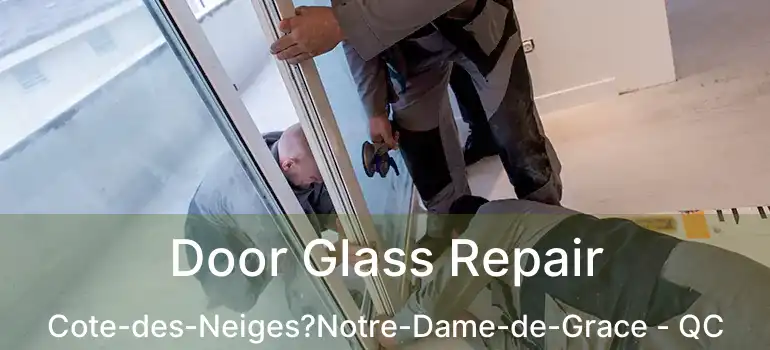  Door Glass Repair Cote-des-Neiges?Notre-Dame-de-Grace - QC