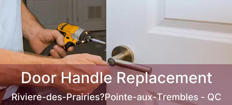  Door Handle Replacement Riviere-des-Prairies?Pointe-aux-Trembles - QC
