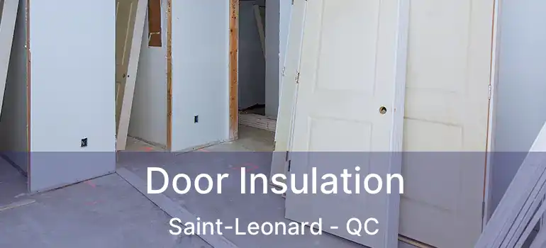  Door Insulation Saint-Leonard - QC