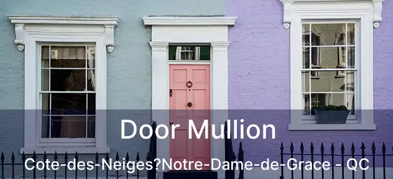  Door Mullion Cote-des-Neiges?Notre-Dame-de-Grace - QC