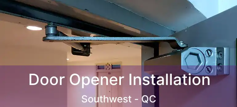 Door Opener Installation Southwest - QC