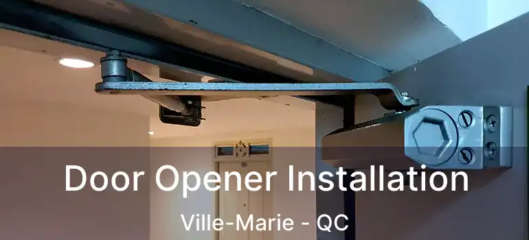  Door Opener Installation Ville-Marie - QC
