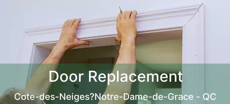 Door Replacement Cote-des-Neiges?Notre-Dame-de-Grace - QC