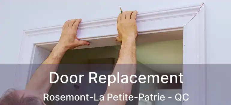  Door Replacement Rosemont-La Petite-Patrie - QC