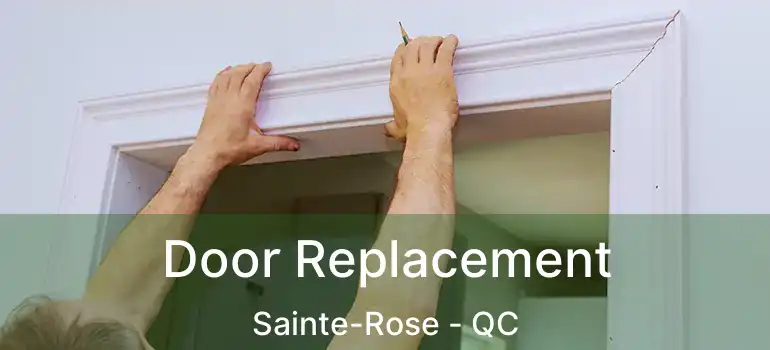  Door Replacement Sainte-Rose - QC