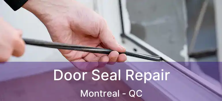  Door Seal Repair Montreal - QC