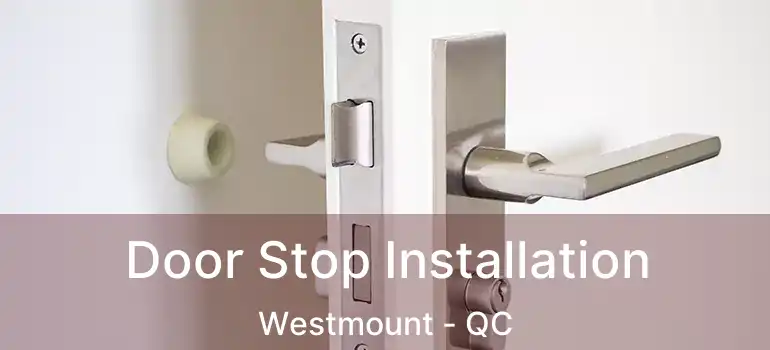  Door Stop Installation Westmount - QC
