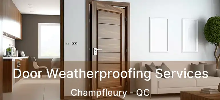  Door Weatherproofing Services Champfleury - QC