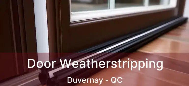  Door Weatherstripping Duvernay - QC