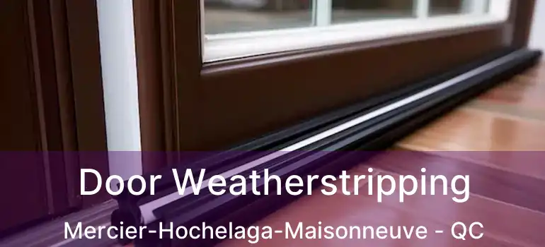  Door Weatherstripping Mercier-Hochelaga-Maisonneuve - QC