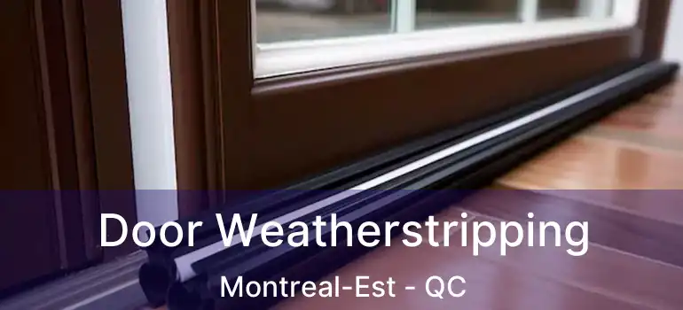  Door Weatherstripping Montreal-Est - QC